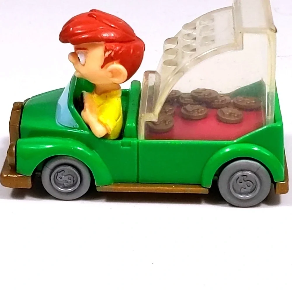 VTG 1992 Warner Bros Montana‎ Max Tiny Toon Adventures Car Toy Green Gold Dollar